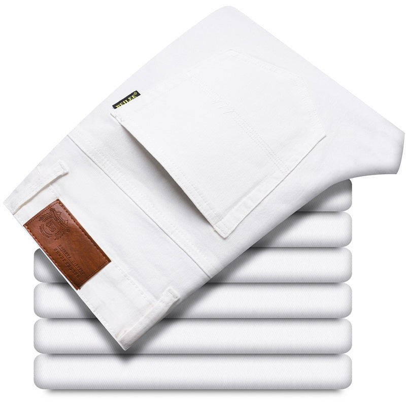 Slim Fit Stretch All - matching Mid Waist Casual Jeans - E. M. E. LLC0