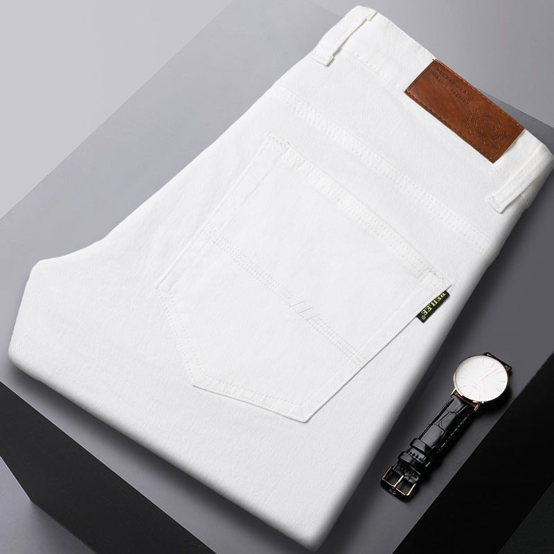 Slim Fit Stretch All - matching Mid Waist Casual Jeans - E. M. E. LLC0