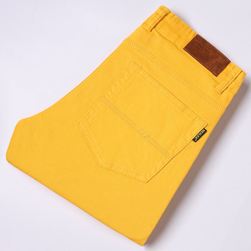 Slim Fit Stretch All - matching Mid Waist Casual Jeans - E. M. E. LLC0