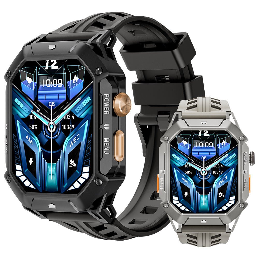 Smart Watch Bluetooth Calling Voice Assistant Gas Compass Sports Watch - E. M. E. LLC0