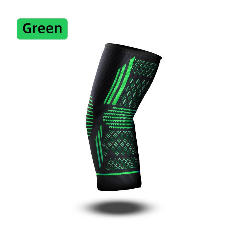 Sports Elbow Guard Four - sided Elastic Compression Knit Breathable Nylon Elbow Pads - E. M. E. LLC0