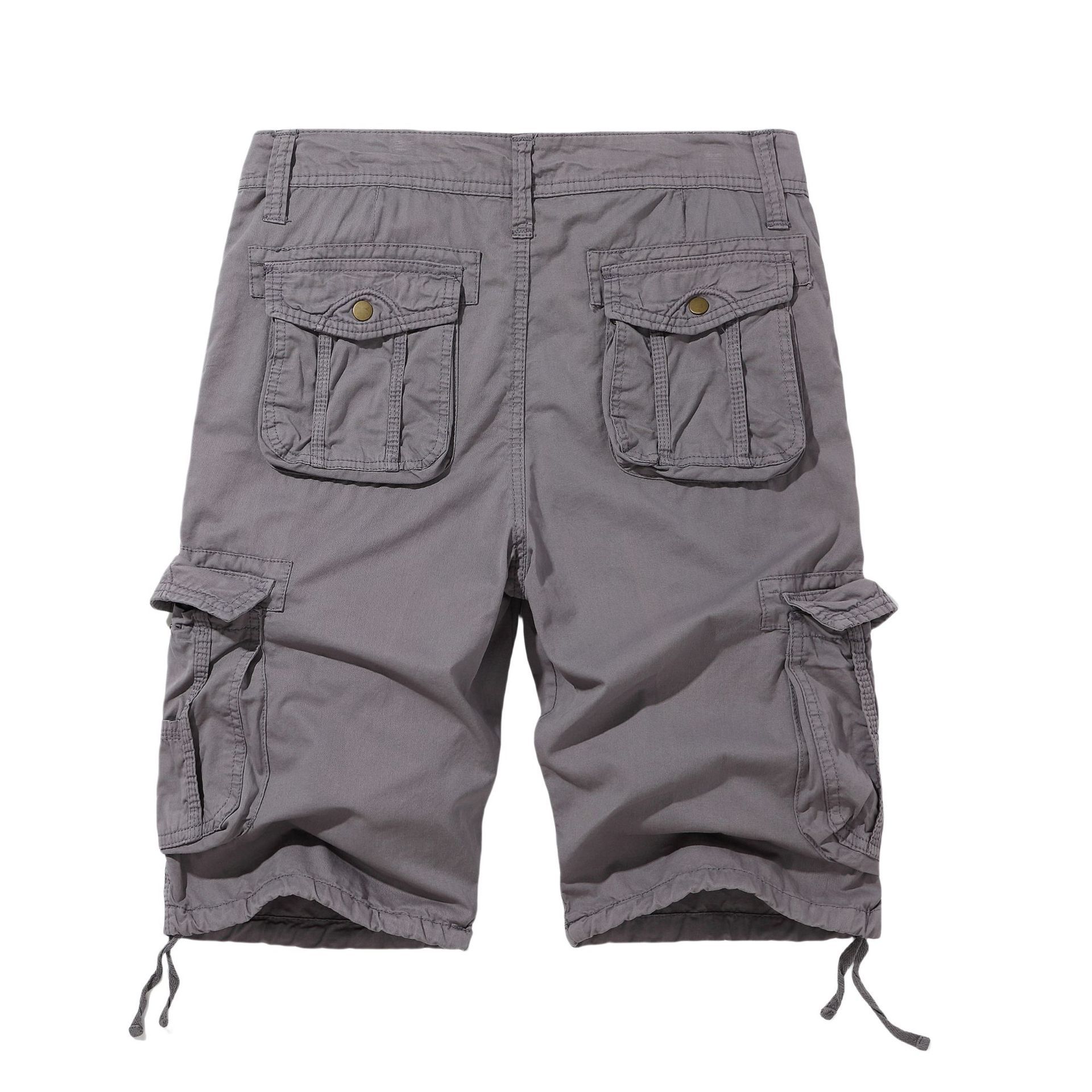 Spring Men's Cargo Shorts Multi - pocket Plus Size - E. M. E. LLC0