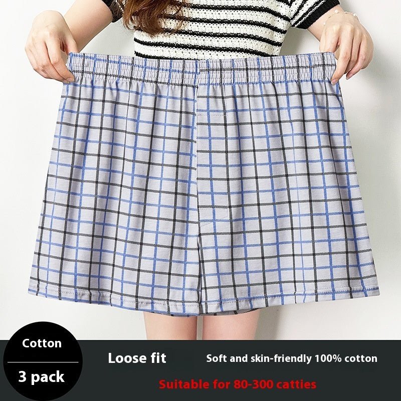 Summer Breathable Fat Boxer Shorts - E. M. E. LLC0