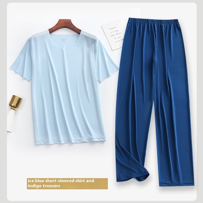 Summer Thin Homewear Suit Pajamas - E. M. E. LLC0