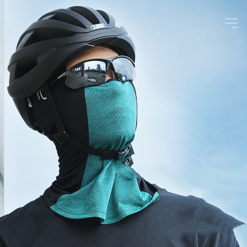 Sun Protection Ice Silk Headgear Mask Male - E. M. E. LLC0