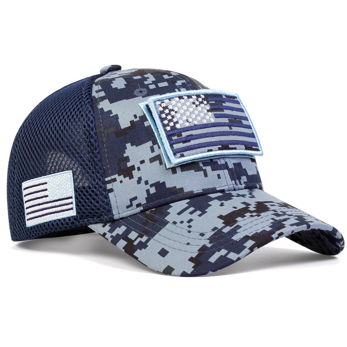 Sun Protection Sports Velcro Outdoor Military Fans Men's Camouflage Hat - E. M. E. LLC0