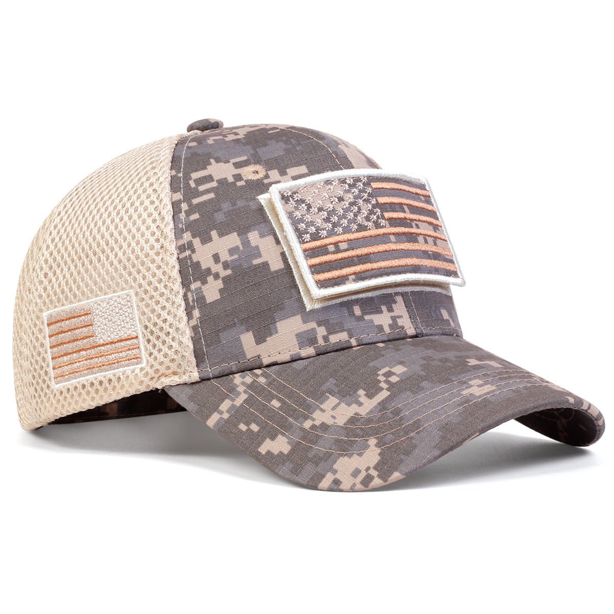 Sun Protection Sports Velcro Outdoor Military Fans Men's Camouflage Hat - E. M. E. LLC0
