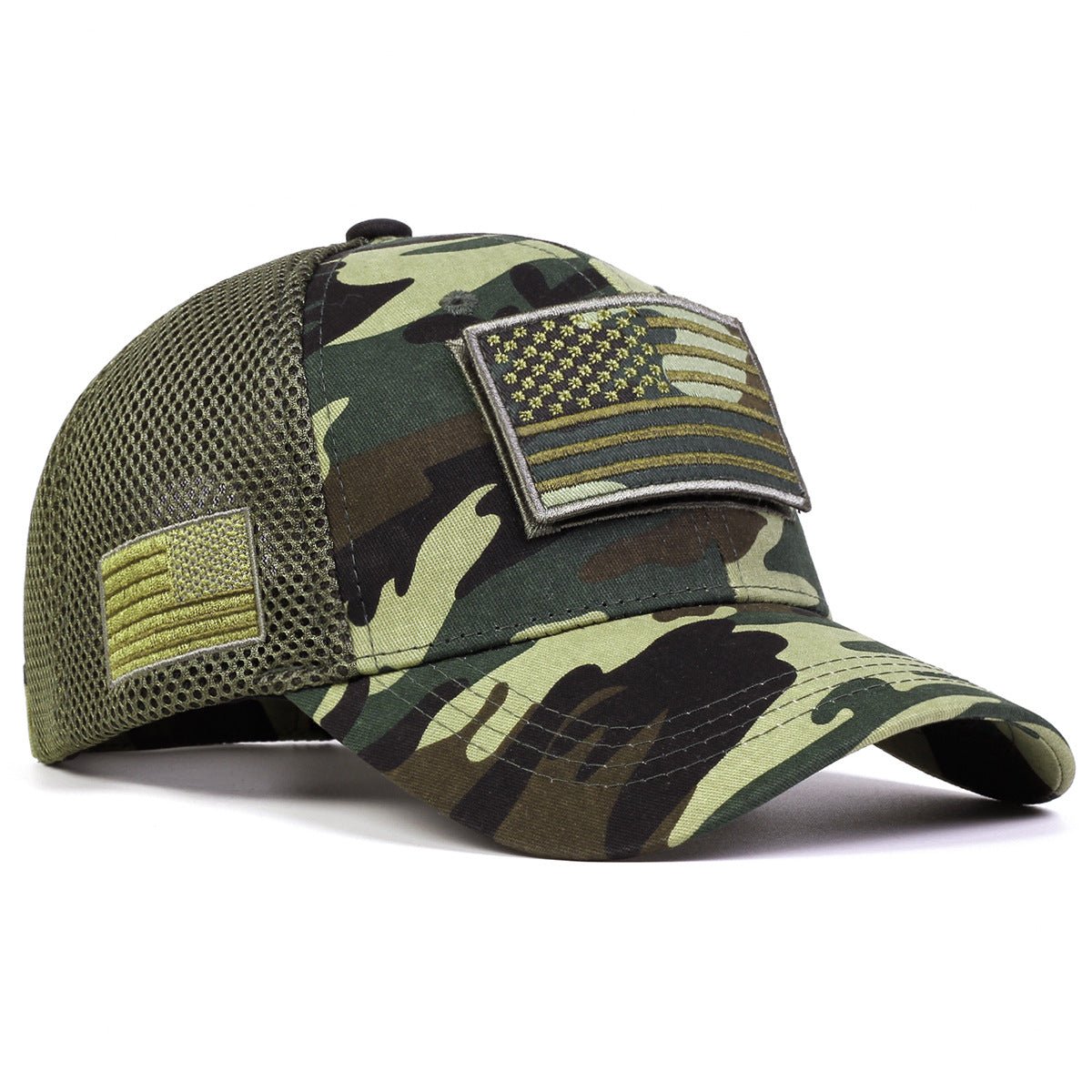 Sun Protection Sports Velcro Outdoor Military Fans Men's Camouflage Hat - E. M. E. LLC0