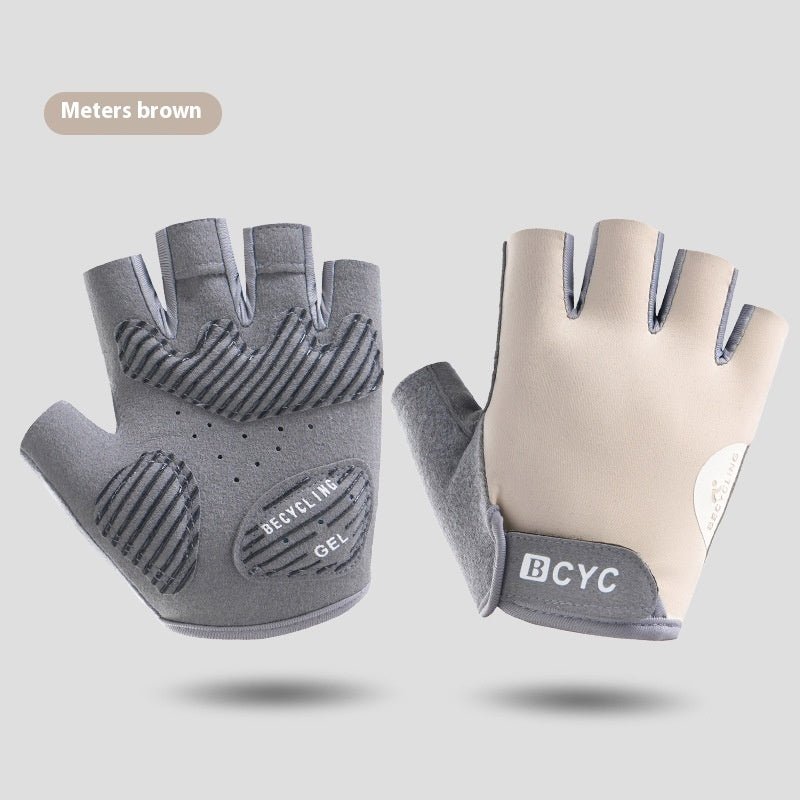 Thin Half Finger Exercise Anti Training Anti Slip Gloves - E. M. E. LLC0