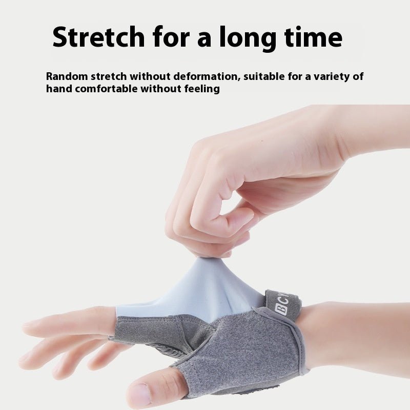 Thin Half Finger Exercise Anti Training Anti Slip Gloves - E. M. E. LLC0