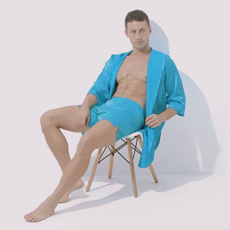 Thin Loose Short Sleeve Pajamas - E. M. E. LLC0