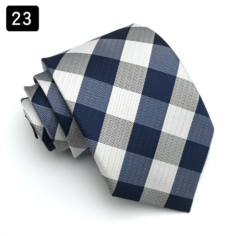 Tie Men's Formal Wear Business Stripes Business Shirt - E. M. E. LLC0