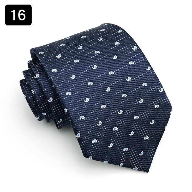 Tie Men's Formal Wear Business Stripes Business Shirt - E. M. E. LLC0