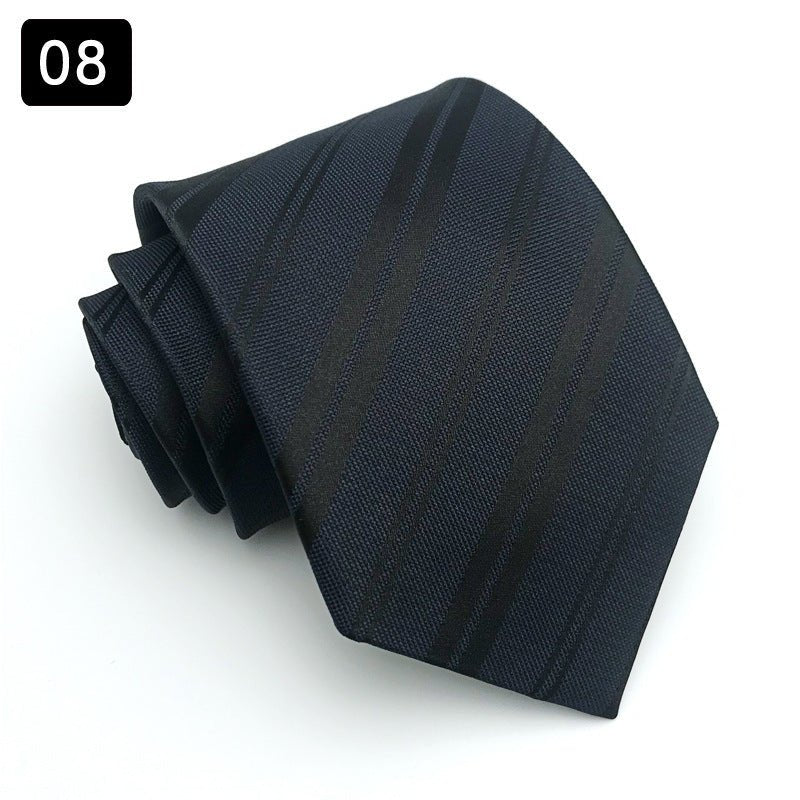 Tie Men's Formal Wear Business Stripes Business Shirt - E. M. E. LLC0
