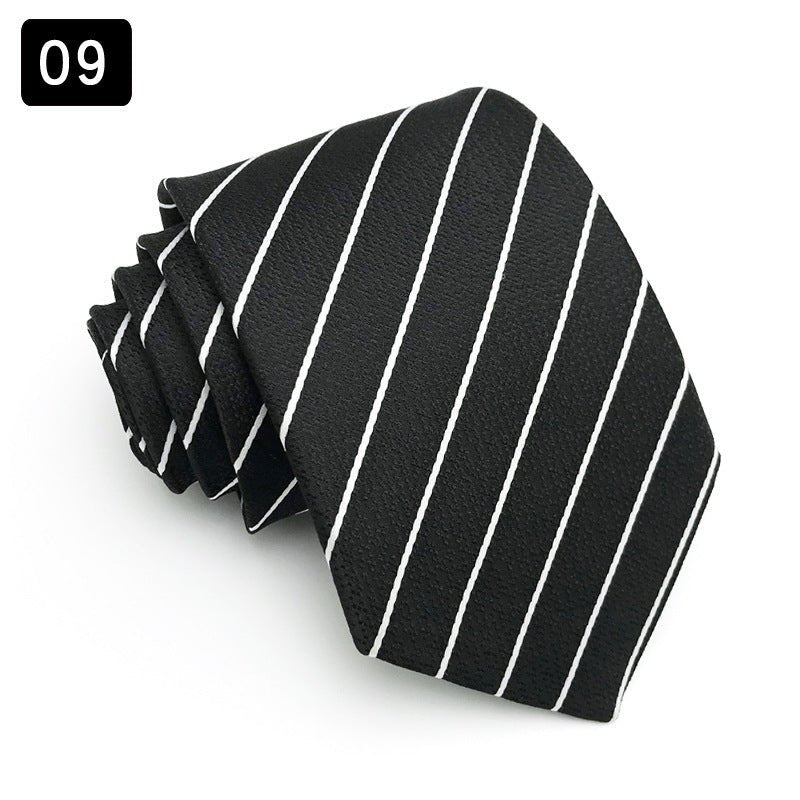 Tie Men's Formal Wear Business Stripes Business Shirt - E. M. E. LLC0