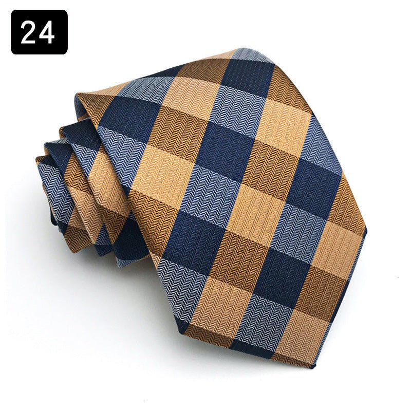 Tie Men's Formal Wear Business Stripes Business Shirt - E. M. E. LLC0