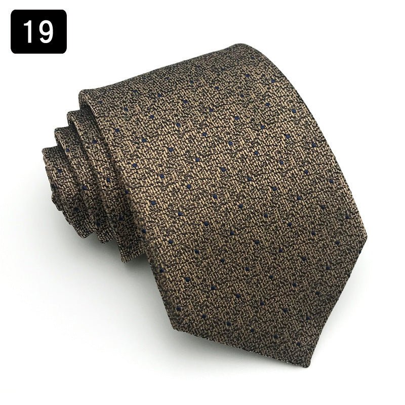 Tie Men's Formal Wear Business Stripes Business Shirt - E. M. E. LLC0