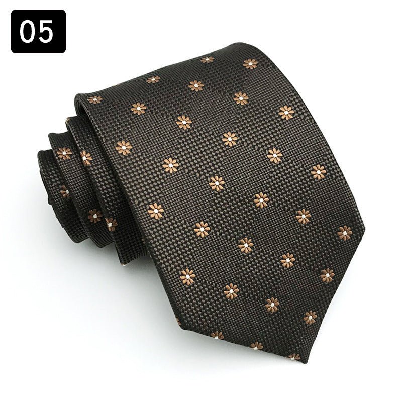 Tie Men's Formal Wear Business Stripes Business Shirt - E. M. E. LLC0