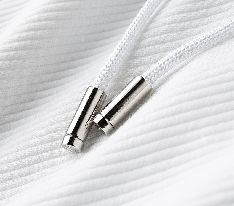 Twill Stretch White Trousers For Men - E. M. E. LLC0