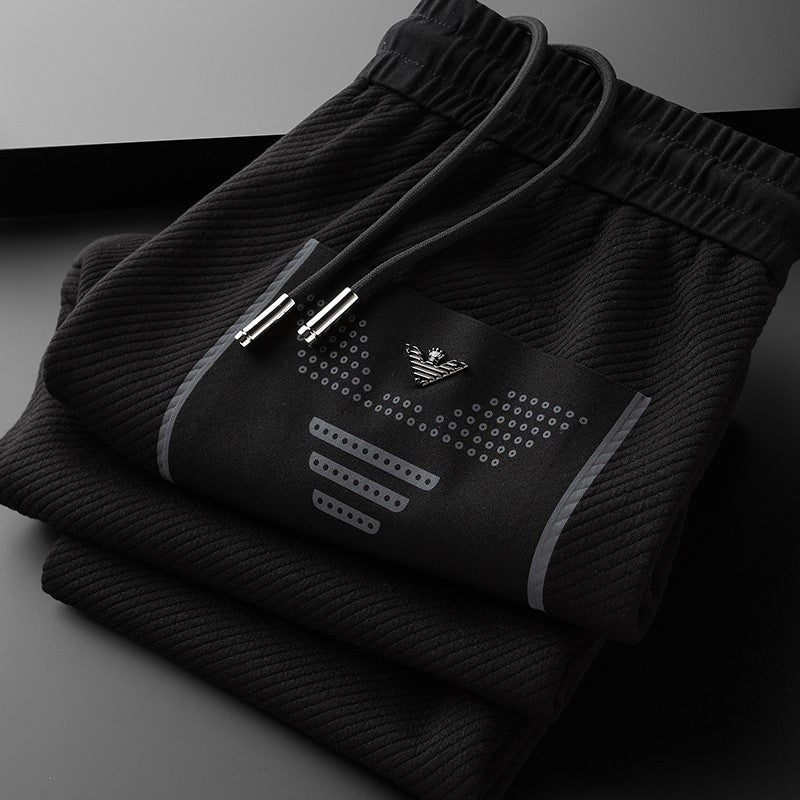 Twill Stretch White Trousers For Men - E. M. E. LLC0