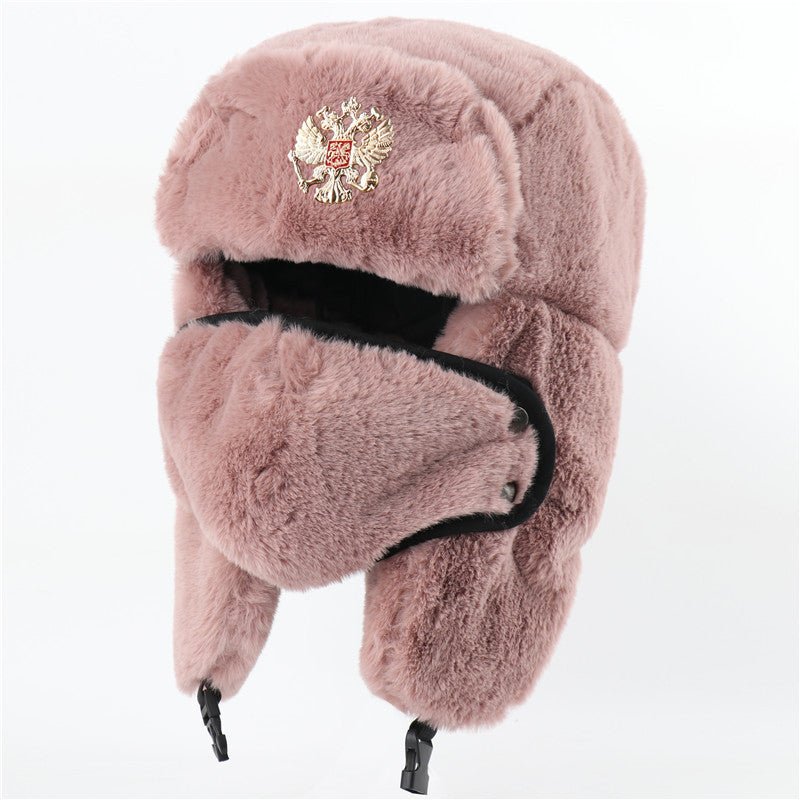 Ushanka Men And Women Imitation Rabbit Fur Outdoor Earmuffs Hat - E. M. E. LLC0