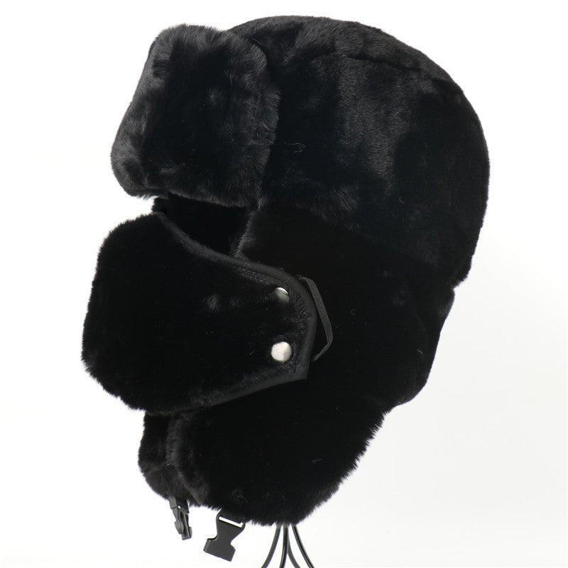 Ushanka Men And Women Imitation Rabbit Fur Outdoor Earmuffs Hat - E. M. E. LLC0