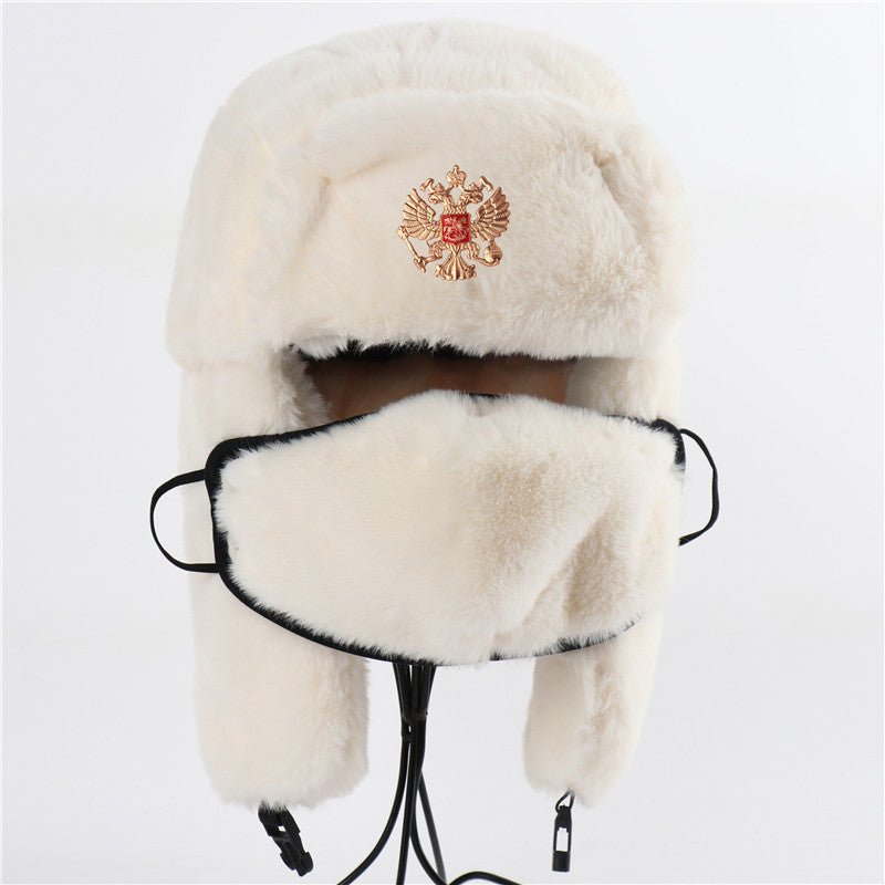 Ushanka Men And Women Imitation Rabbit Fur Outdoor Earmuffs Hat - E. M. E. LLC0