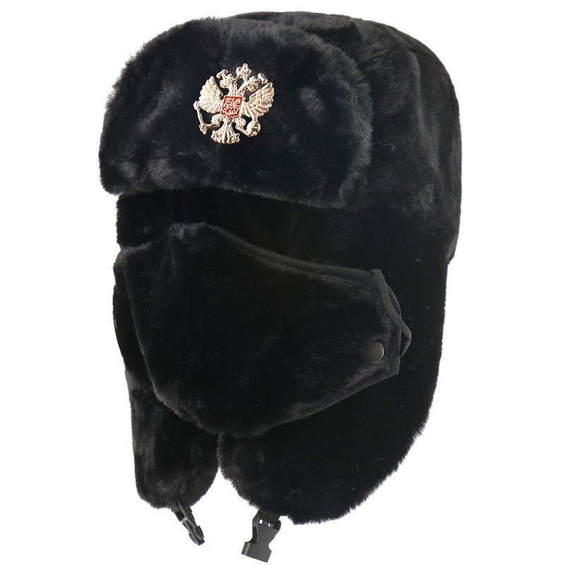 Ushanka Men And Women Imitation Rabbit Fur Outdoor Earmuffs Hat - E. M. E. LLC0