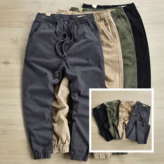 Versatile Workwear Pants Wear - resistant Work Solid Color Fashion Solid Color Work Casual Men's Cargo Pants - E. M. E. LLC0
