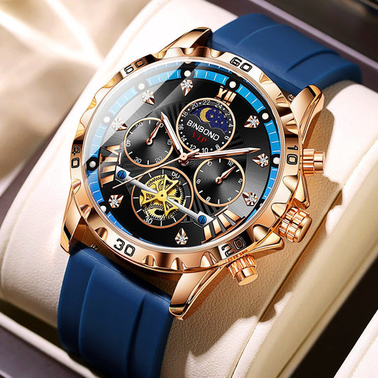 Waterproof Luminous Camel Flywheel Men's Student Korean Fashion Internet Celebrity Quartz Watch - E. M. E. LLC0