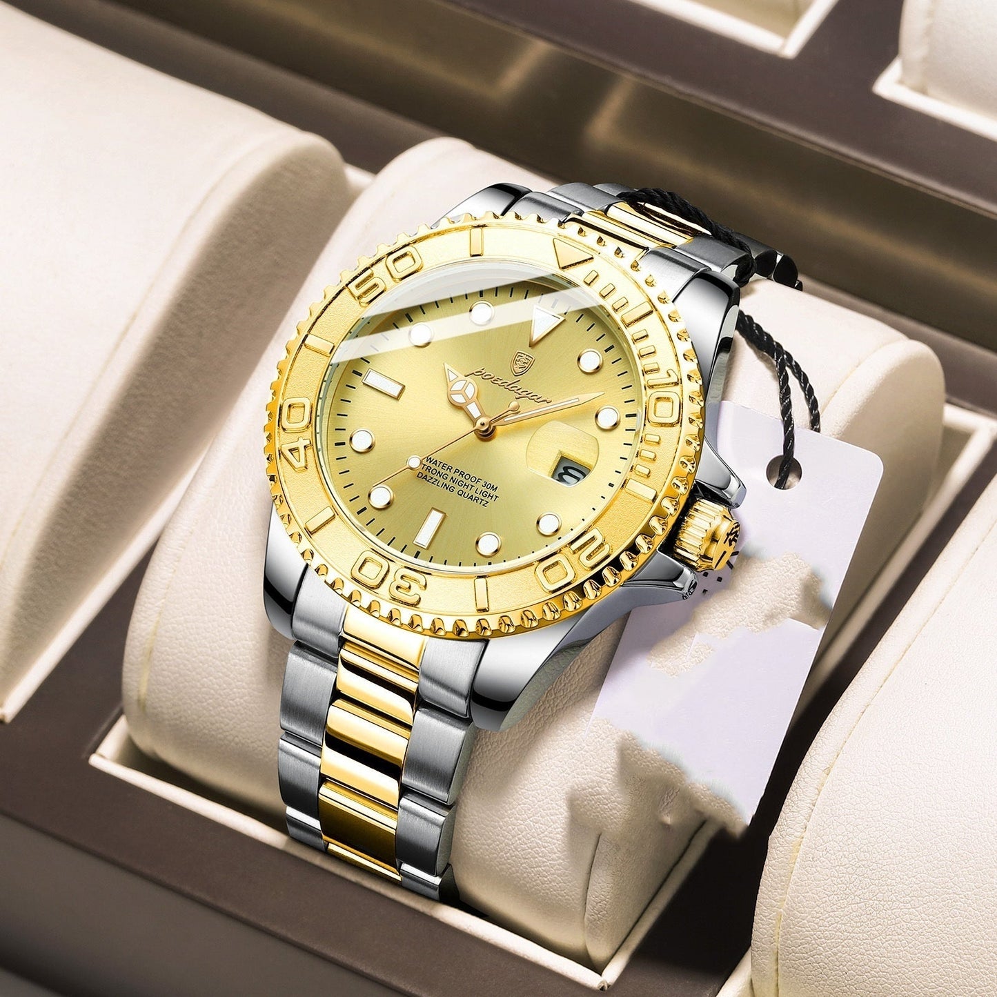 Waterproof Luminous Men's Watch Fashion Quartz - E. M. E. LLC0