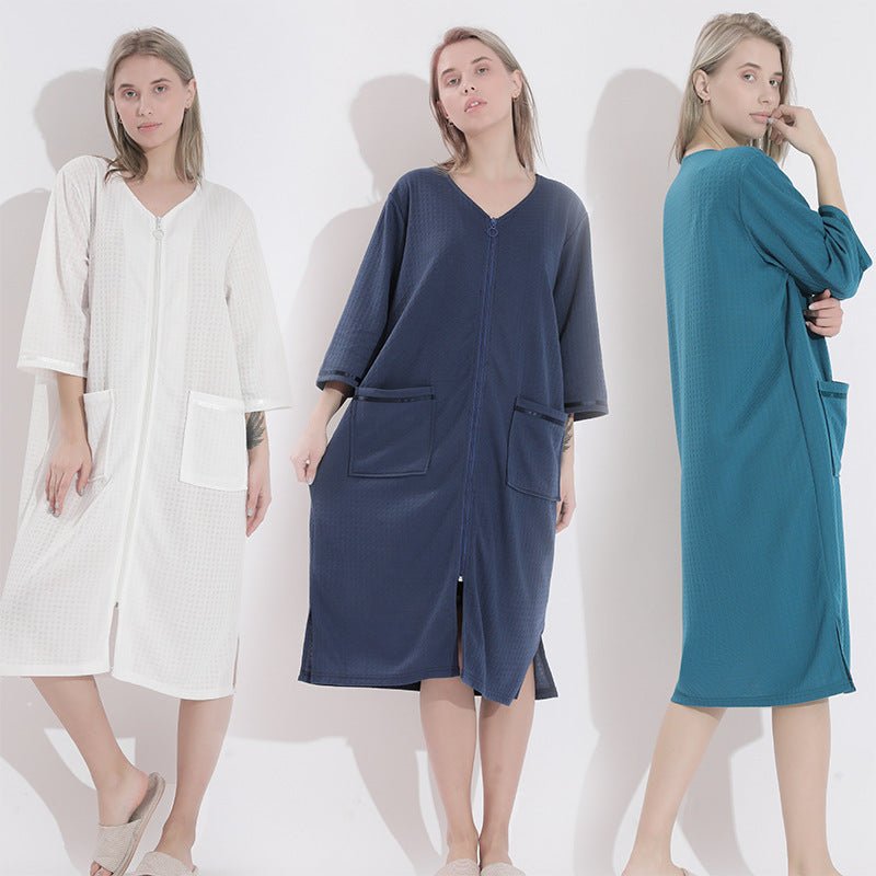 Women's Plus Size Loose Japanese And Korean Nightdress - E. M. E. LLC0