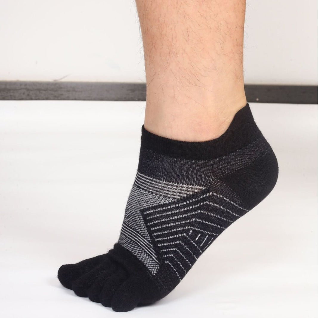 Wool Plush Toe Socks Men's Short Tube - E. M. E. LLC0