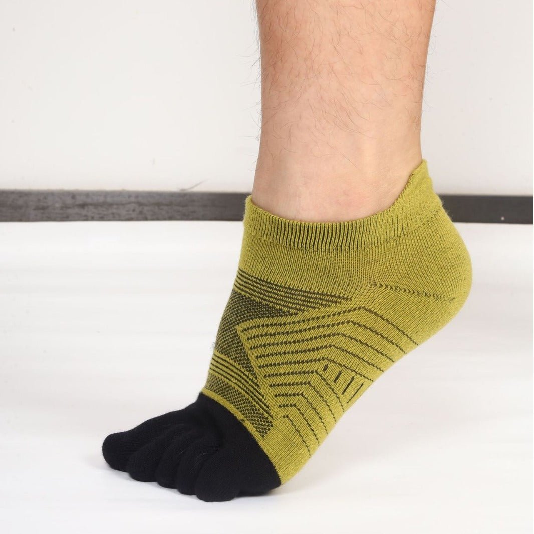 Wool Plush Toe Socks Men's Short Tube - E. M. E. LLC0