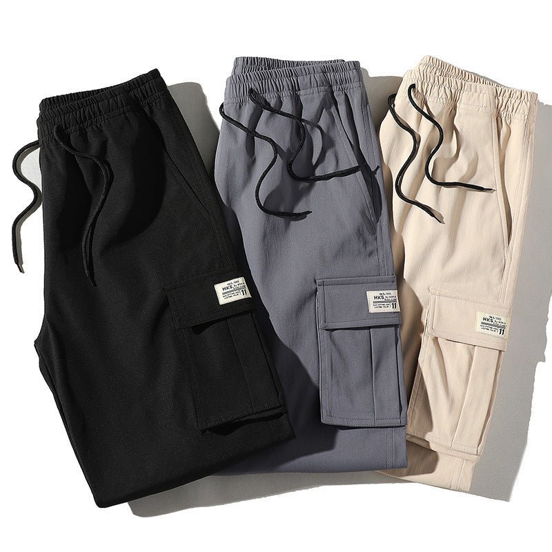 Workwear Shorts Men's Casual All - match Cropped Pants - E. M. E. LLC0